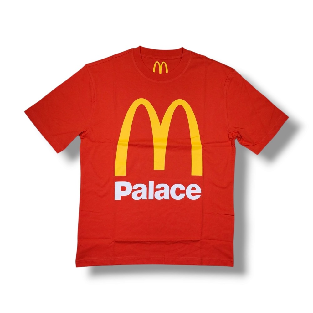 Palace x McDonald's Logo Crew Neckβ Red T-Shirt Size Large